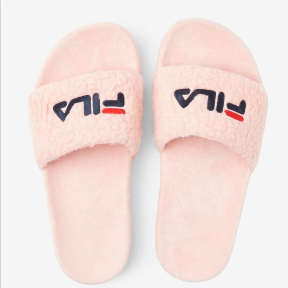 Fuzzy Slide Sandals